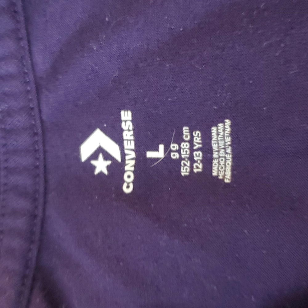 Converse Kids Purple T-Shirt - Picture 2 of 7